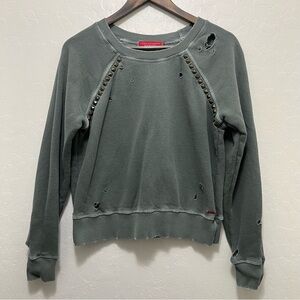n:Philanthropy Sweater S Distressed Studs